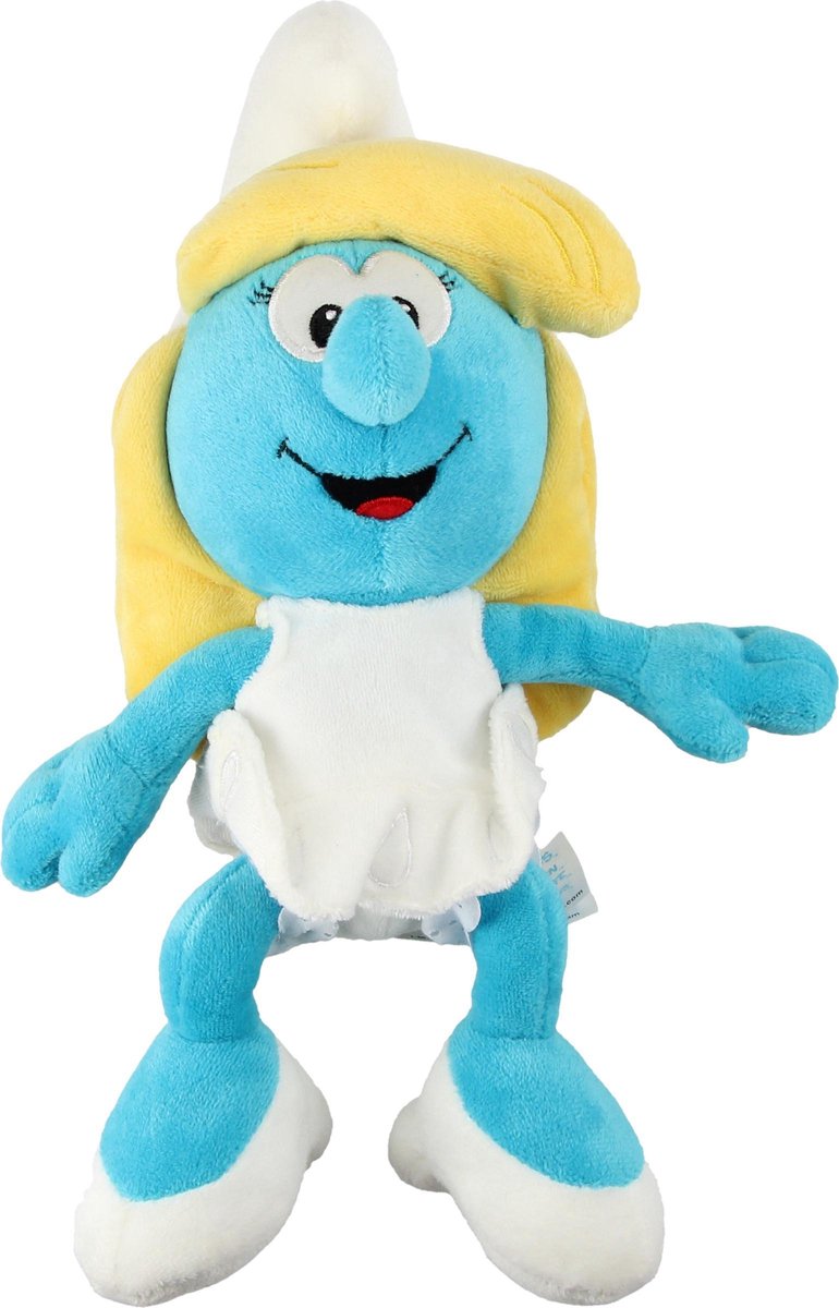 De Smurfen Smurfin Knuffel Speelgoed – 25x17x6cm | Geschenken voor Kinderen | Speelfiguur